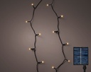 Lumineo | Verlichting Solar Basic Twinkle Outdoor 240 Leds Warm Wit Snoer 18m Zonnenpaneel/USB oplaadbaar