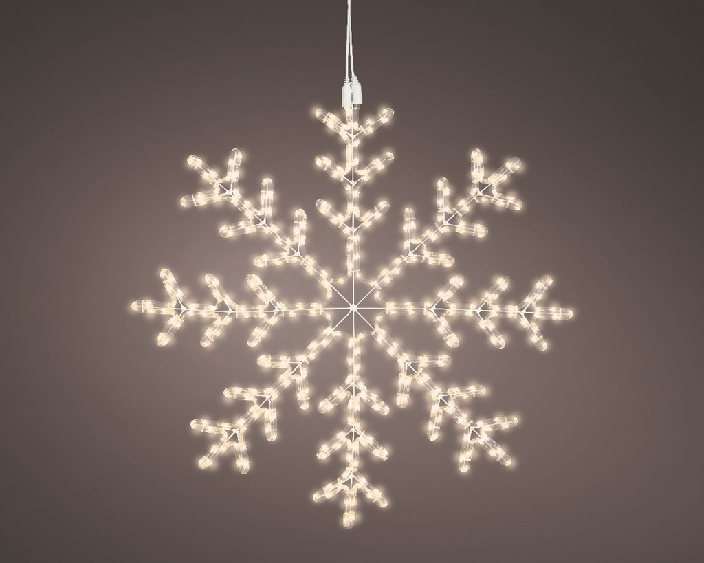 Lumineo | Verlichting Pro-Lights Sneeuwvlok 352 Leds Warm Wit Snoer 75cm 