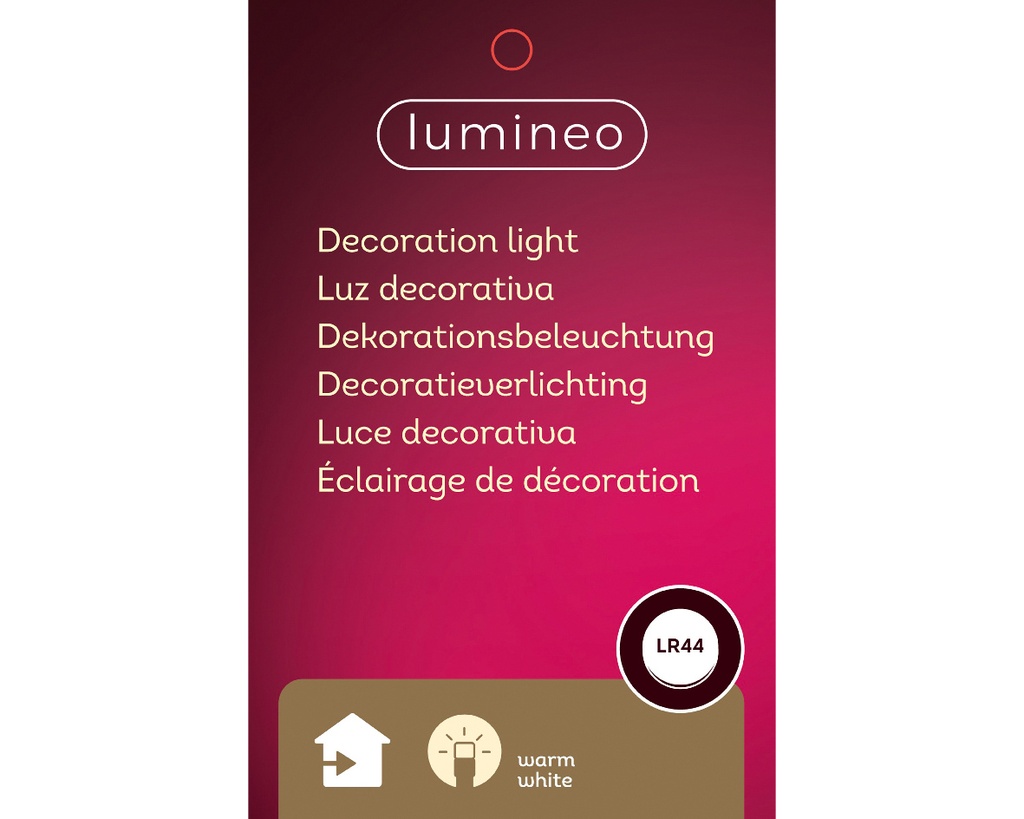 Lumineo | Verlichting Figuur Pompoen Keramiek Warm Wit 