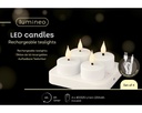 Lumineo | Kaars Theelicht Led Oplaadbaar Set van 4