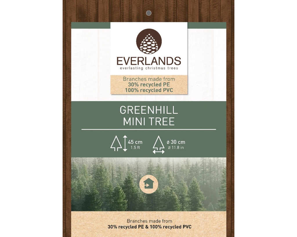 Kaemingk | Kerstboom Greenhill Mini Boom Binnen 