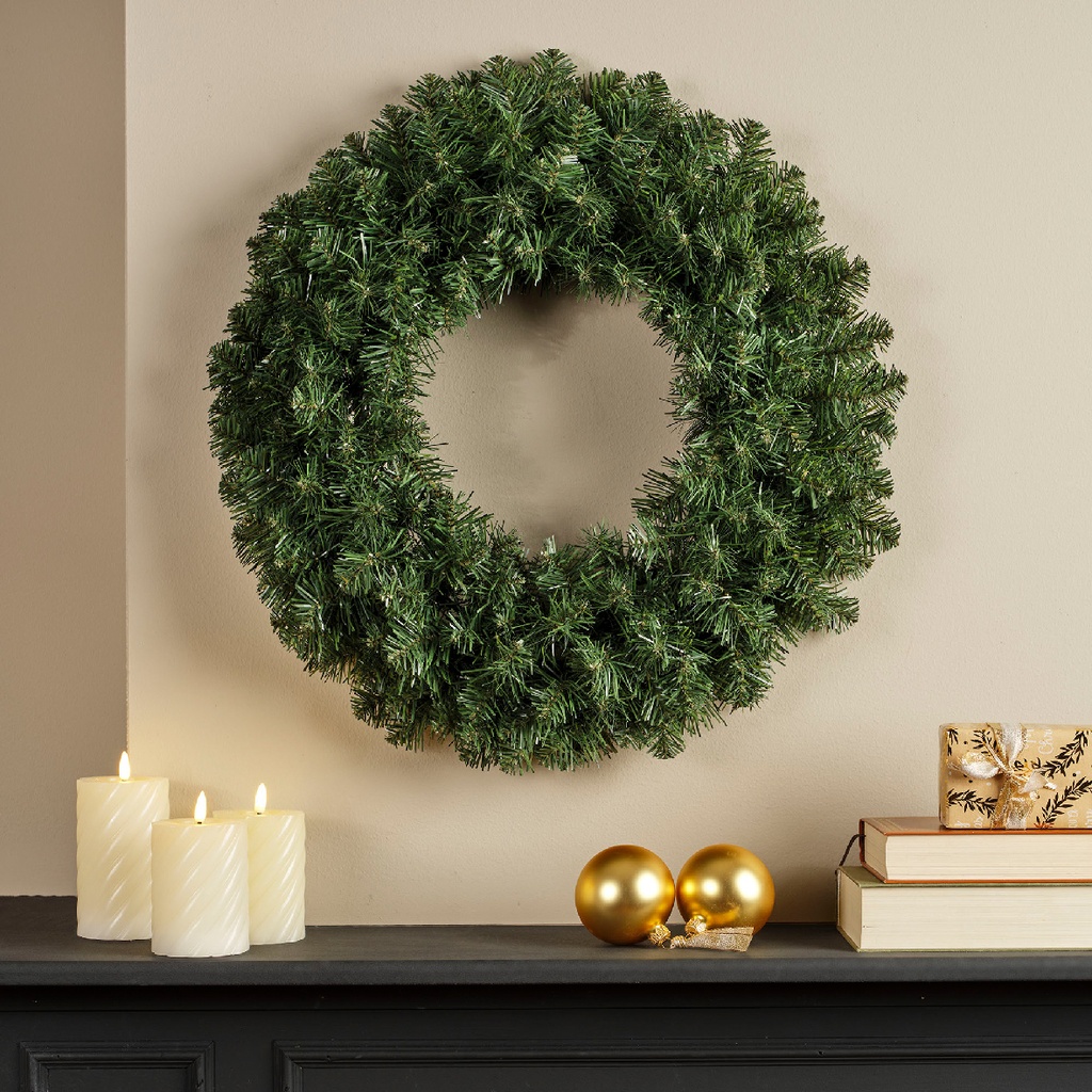 Kaemingk | Krans Imperial PVC 200 Takjes Outdoor Groen