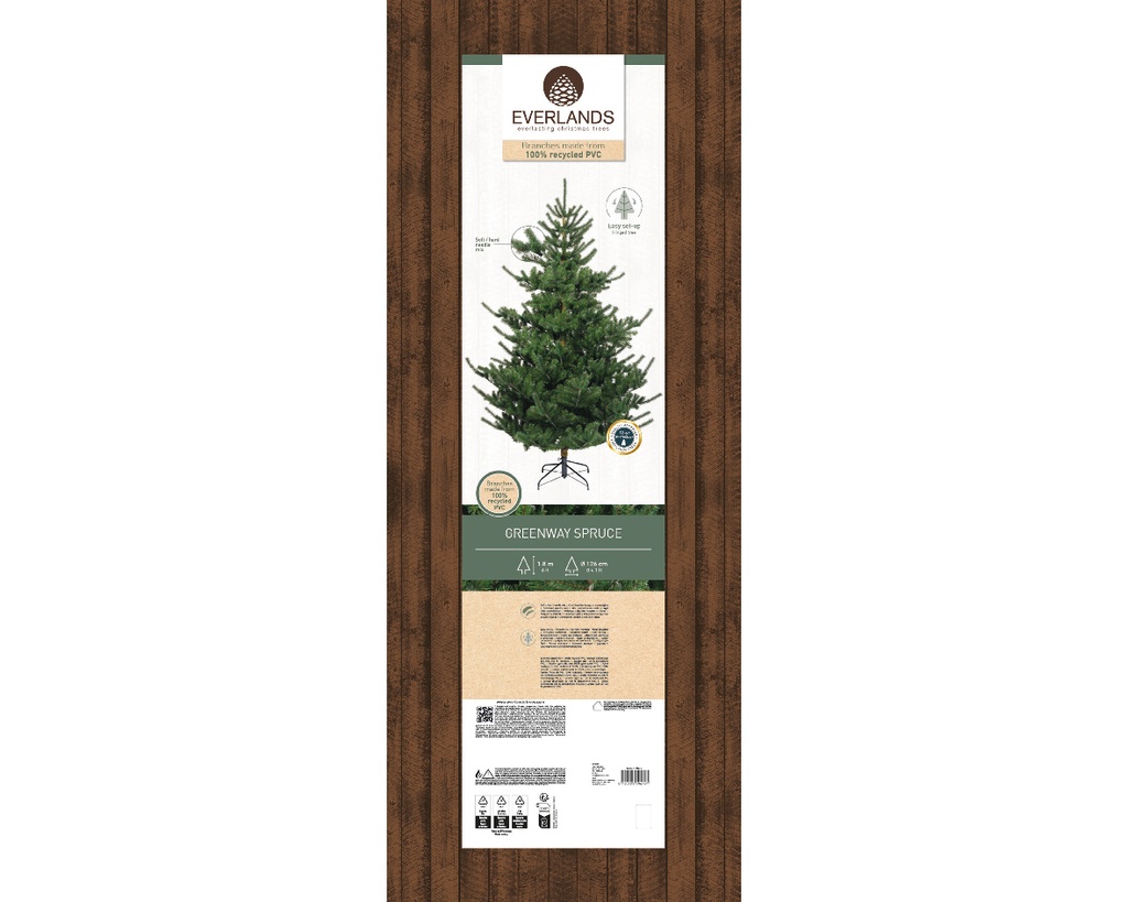 Kaemingk | Kerstboom Greenway Spruce Groen