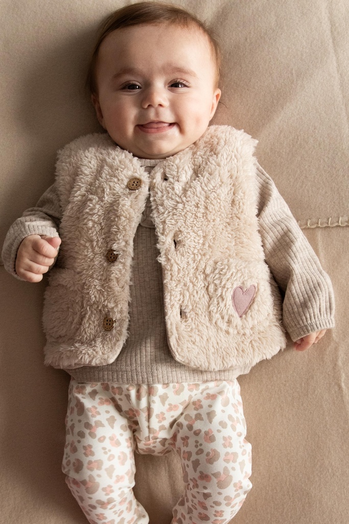 Bess | Gilet Girls Teddy Moonlight