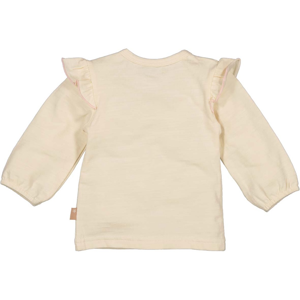 Bess | T-shirt Girls Longsleeve Ponies Off White