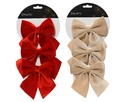 Kaemingk | Strik Polyester Assortiment Rood/Goud 3-pack