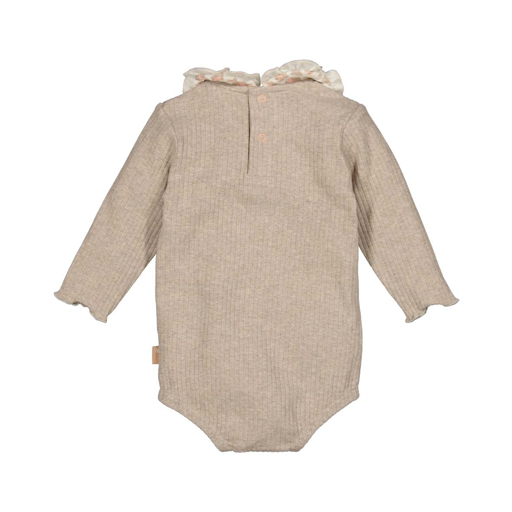 Bess | Body Girls Collar Rib Sand