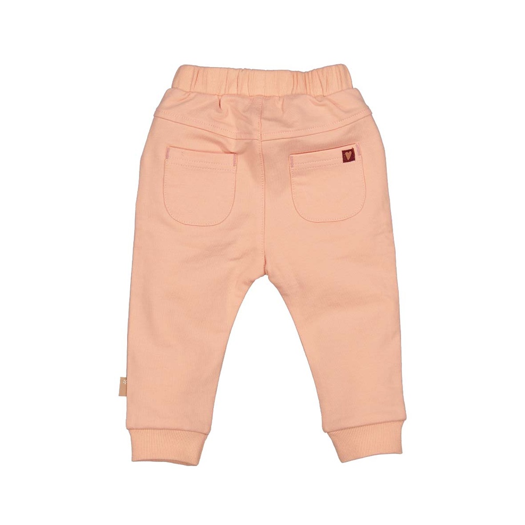Bess | Broek Girls Little Heart Powder Pink