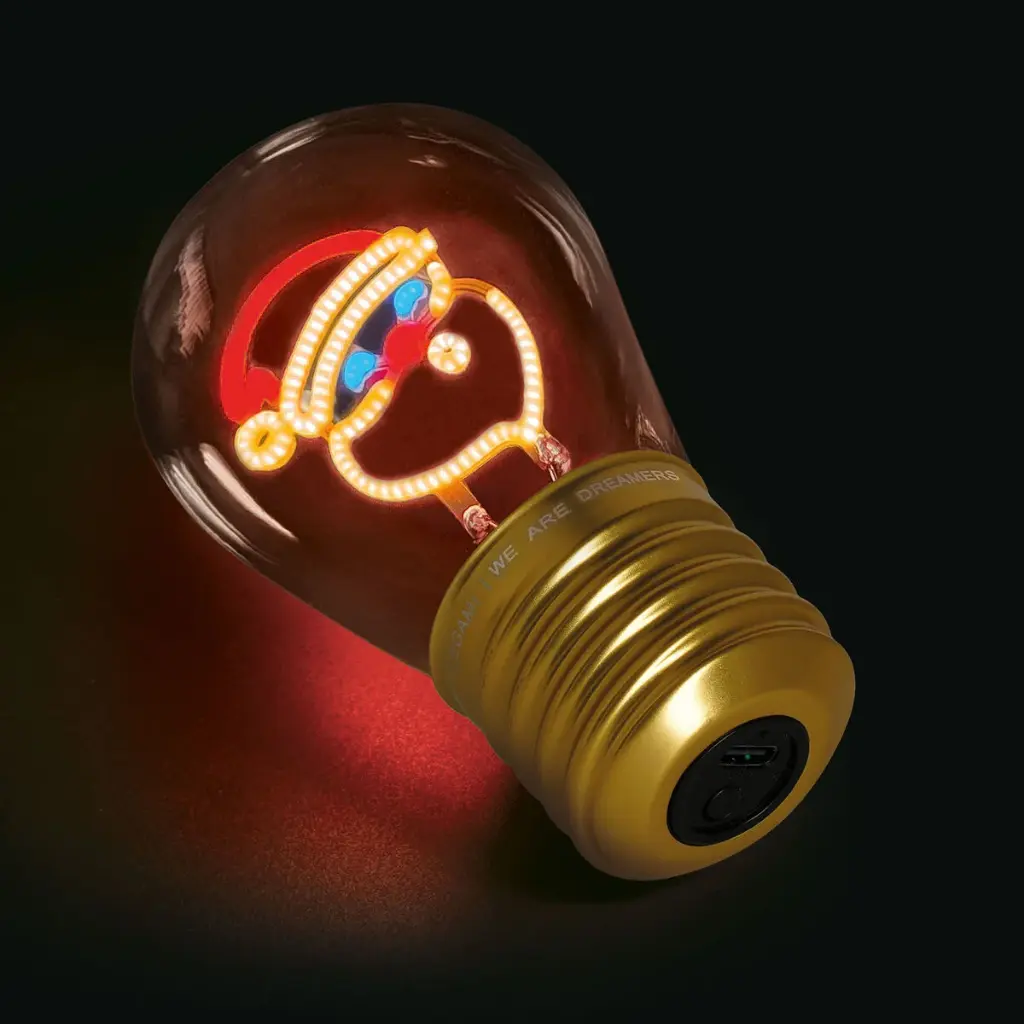 Legami | Lamp Kerstman Gloeilamp 