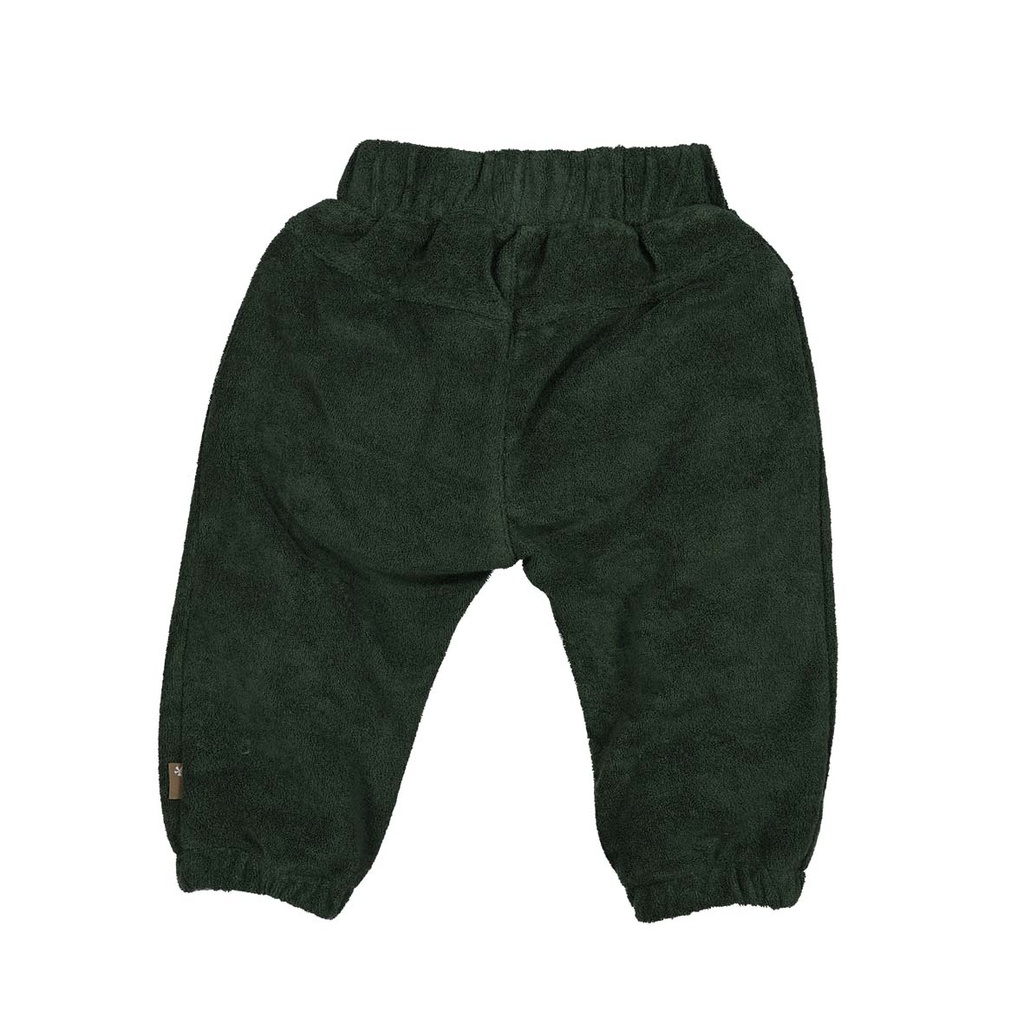 Bess | Broek Boys Towelling Green 