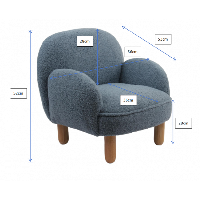 Jaxx | Kinderzetel Rocky Mini Blauw 