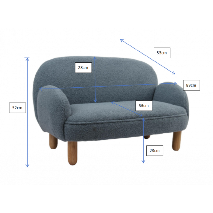 Jaxx | Kinderzetel Rocky Mini 2-Zit Blauw