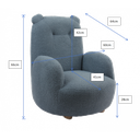 Jaxx | Kinderzetel Rocky Mini Beer Blauw