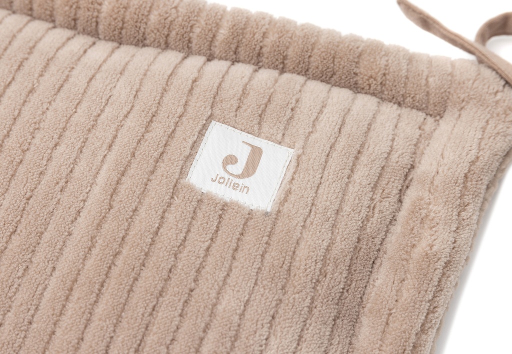 Jollein | Parkbumper Cloudy Rib Milky Coffee 180x30cm