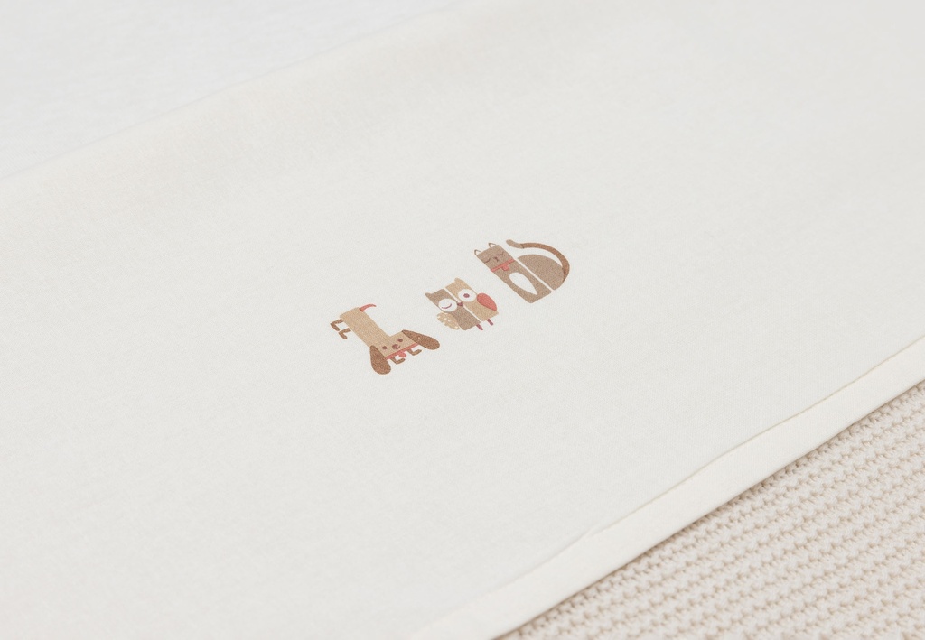 Jollein | Laken Ledikant Animal Friends 120x150cm