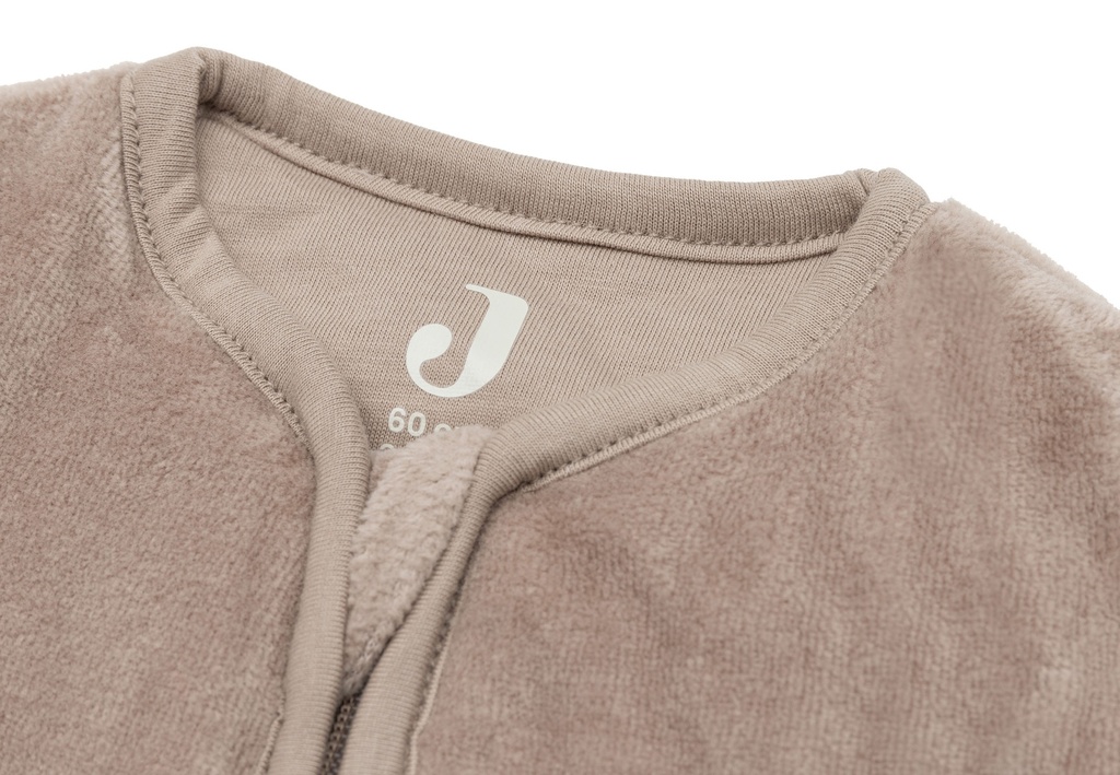 Jollein | Slaapzak Milky Coffee Velvet met Afritsbare Mouwen 60cm