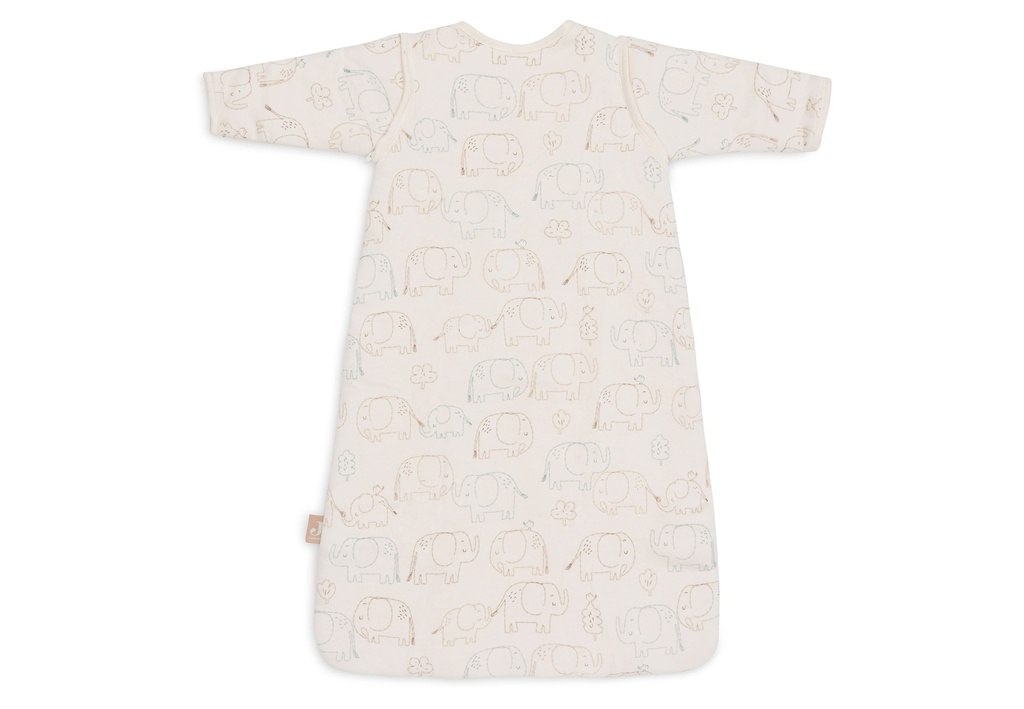 Jollein | Slaapzak Elephant Tales All Over Olifanten Afritsbare Mouwen 110cm
