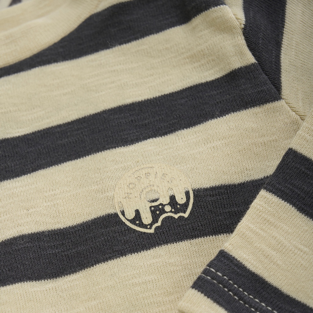 Noppies | T-shirt Boys Safa Longsleeve Stripe Pattern Wood Ash