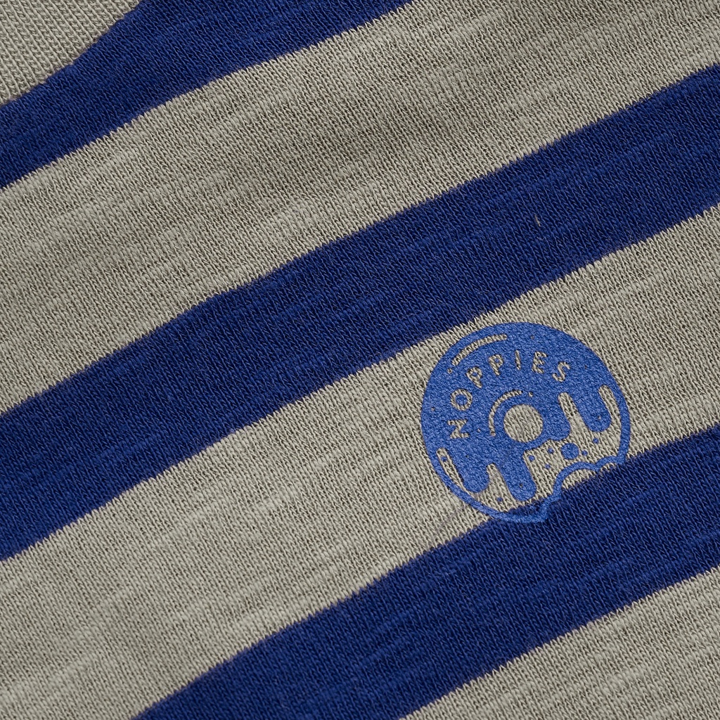 Noppies | T-shirt Boys Safa Longsleeve Stripe Pattern Glowing Blue