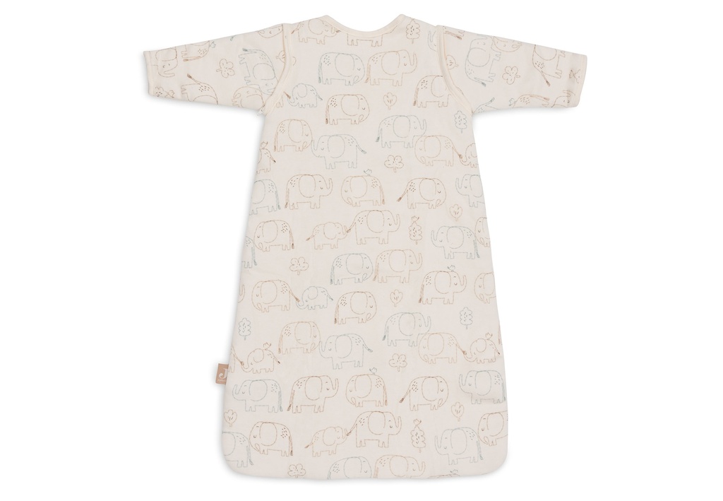 Jollein | Slaapzak Elephant Tales All Over Olifanten Afritsbare Mouwen 70cm