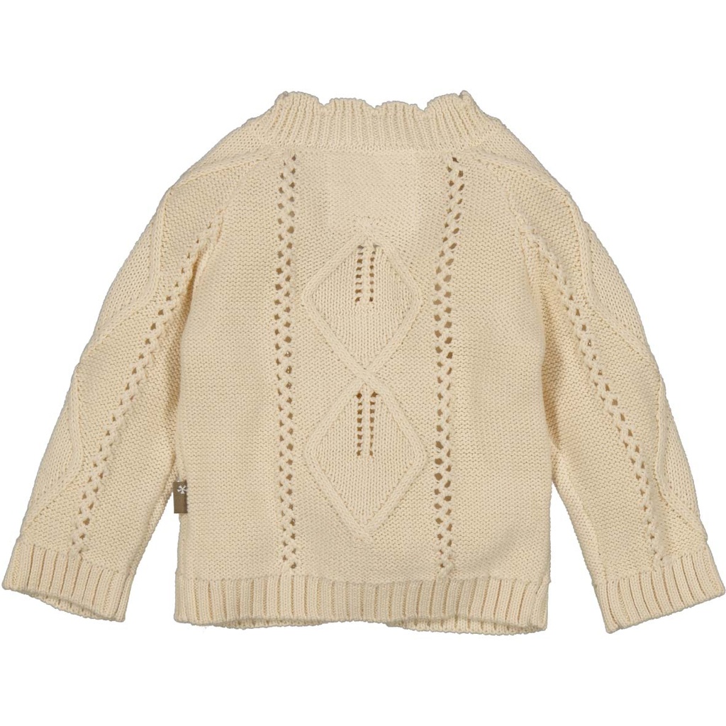 Bess | Gilet Girls Knit Off White