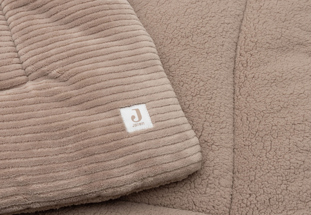 Jollein | Parklegger Cloudy Rib Milky Coffee 75x95cm