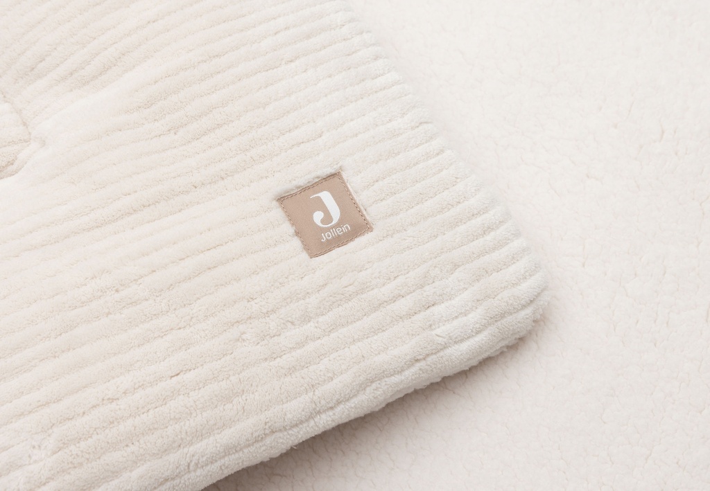 Jollein | Parklegger Cloudy Rib Oatmeal 75x95cm