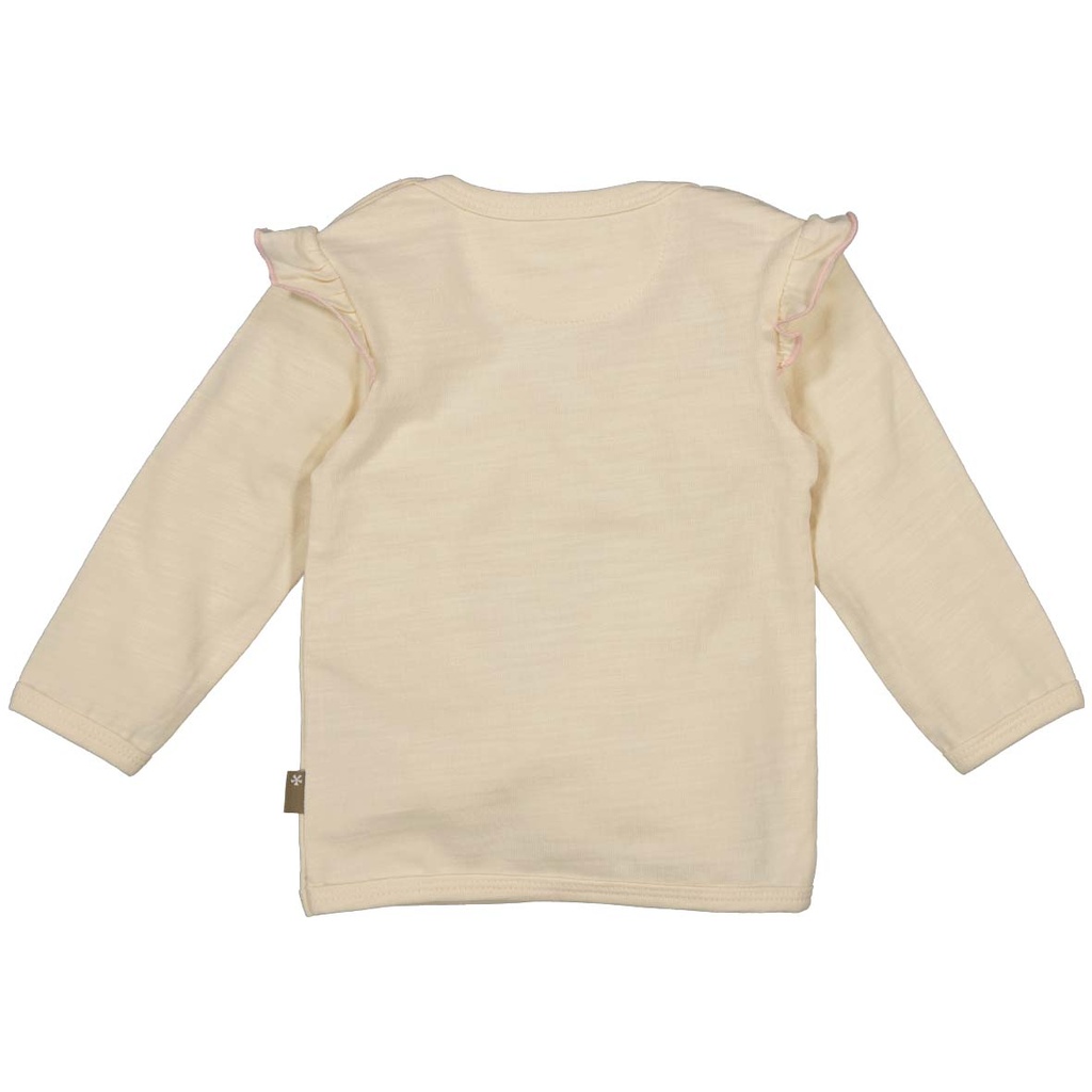Bess | T-shirt Girls Goose Longsleeve Off White