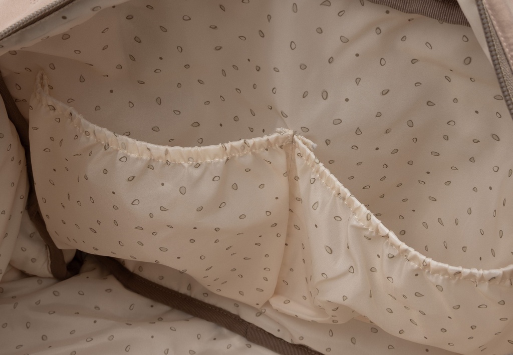 Jollein | Verzorgingstas Embossed Lilly Milky Coffee 