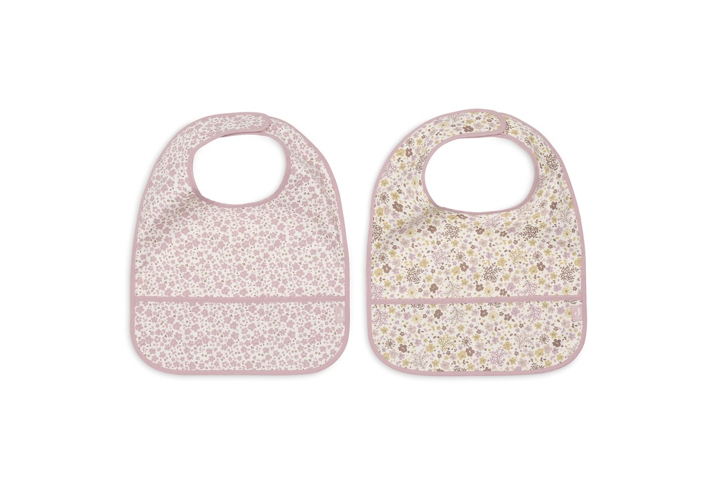 Jollein | Slabbetje Flower Fairies Waterproof Velcrosluiting 2-pack