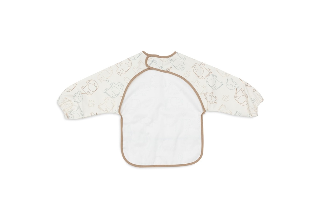 Jollein | Slabbetje Elephant Tales met Mouwen Waterproof