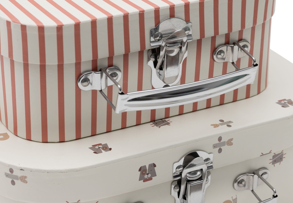 Jollein | Koffer Animal Friends Speelkoffer 2-pack