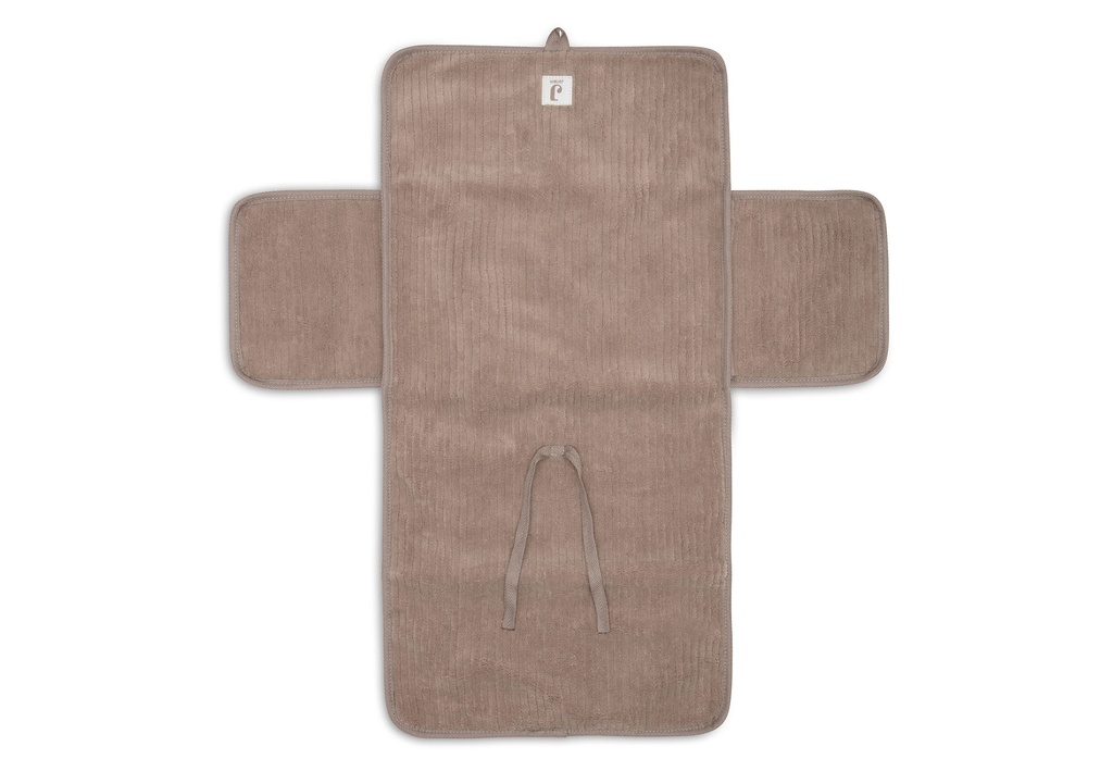 Jollein | Luiermatje Cloudy Rib Milky Coffee