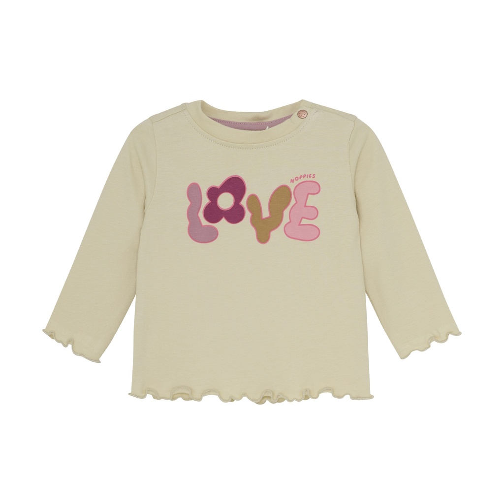 Noppies | T-shirt Girls Turpin Longsleeve Wood Ash