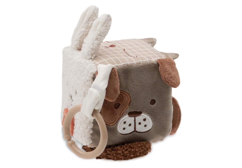 Jollein | Activiteitenkubus Animal Friends Textiel