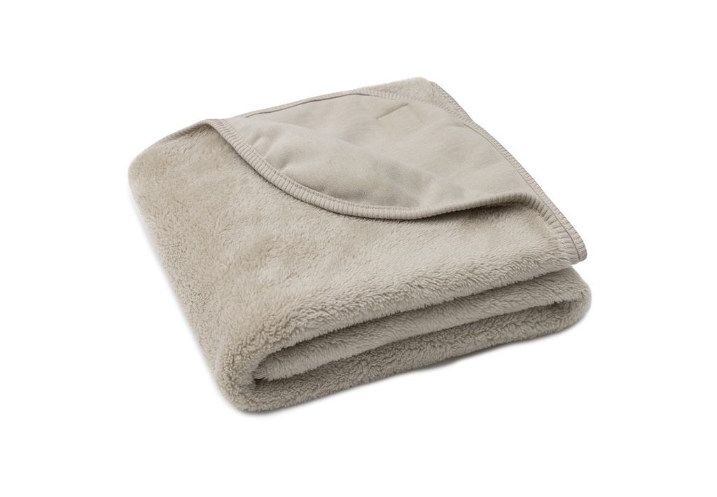 Jollein | Deken Wieg Basic Jersey/Sherpa Warm Sand 75x100cm