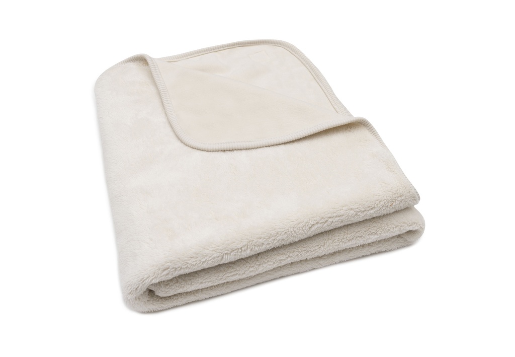 Jollein | Deken Ledikant Basic Jersey/Sherpa Oatmeal 100x150cm