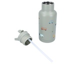 Kidzroom | Drinkfles Sweet Cuddles All Over Voertuigen Groen 350ml