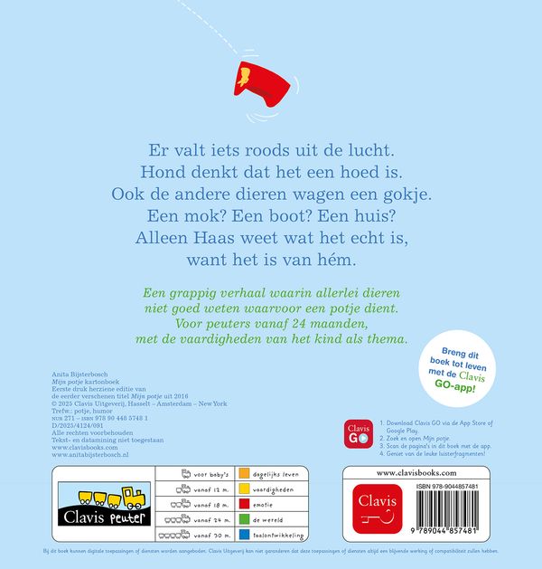 Clavis | Leesboek mijn potje - Anita Bijsterbosch