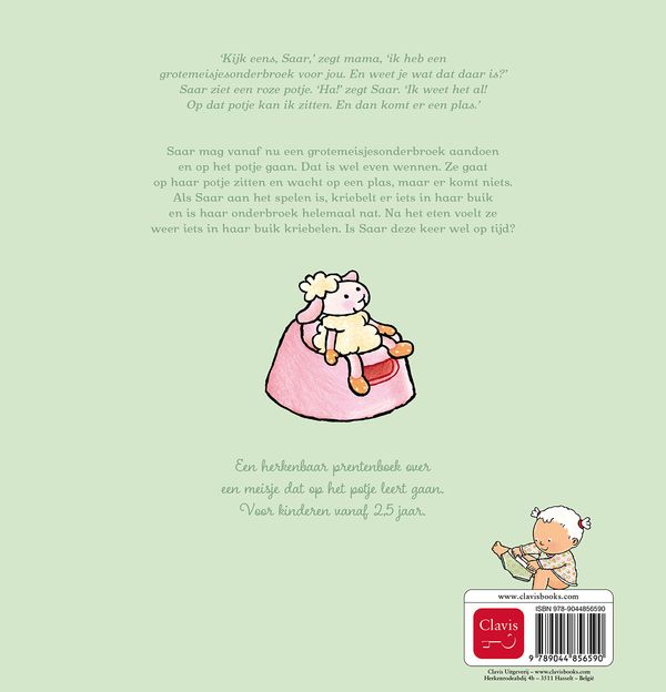 Clavis | Leesboek Saar op het potje | Pauline Oud