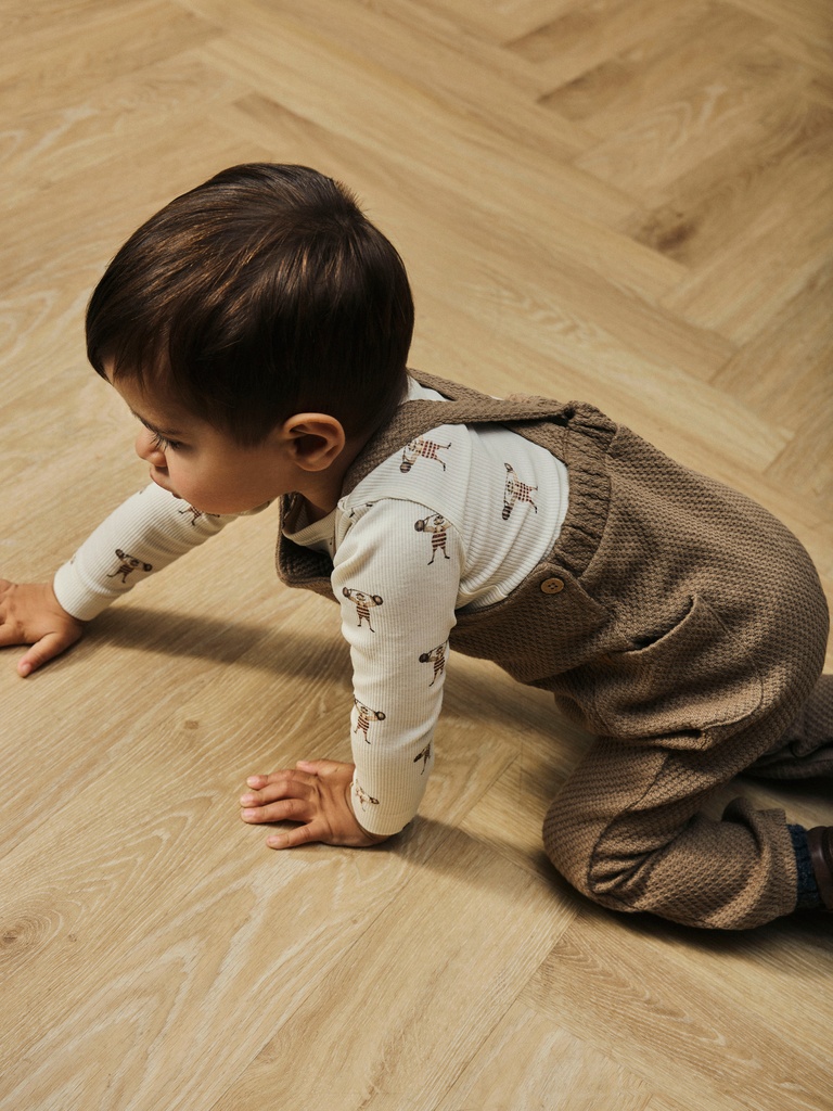 Lil'Atelier | Salopette Boys Nbmilondon Sepia Tint