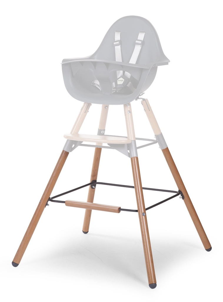 EETSTOEL POTENSTEL, naturel/antraciet, vr Evolu 2/ONE.80°, grijs/bruin, uni, beuk/metaal, vr eetstoel