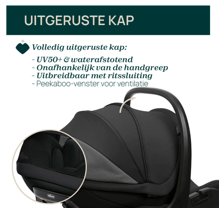 Chicco | Autostoel First Seat Recline i-Size Black Satin Gr 0+