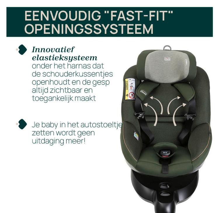 Chicco | Autostoel Seat 105 i-Size Ever Green Gr 0+/1