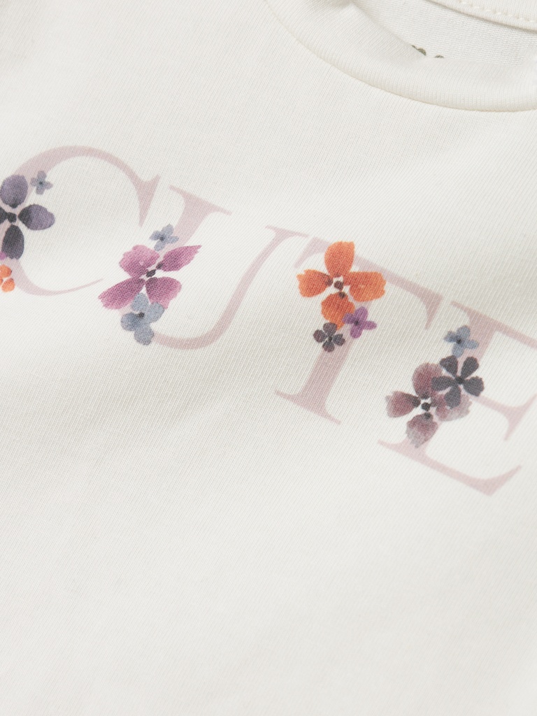 Name it | T-shirt Girls Nbfneya Longesleeve Cloud Dancer