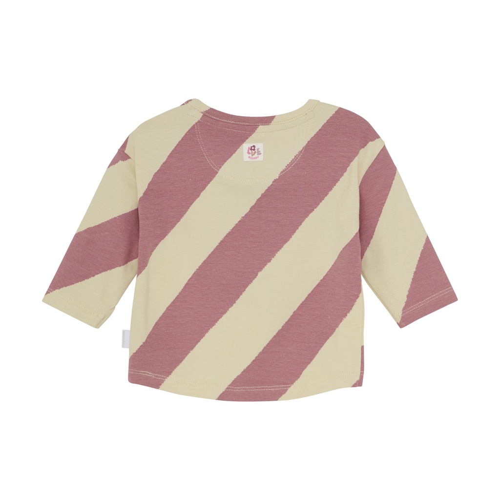 Noppies | T-shirt Girls Talladega Longsleeve Stripe Pattern Pink