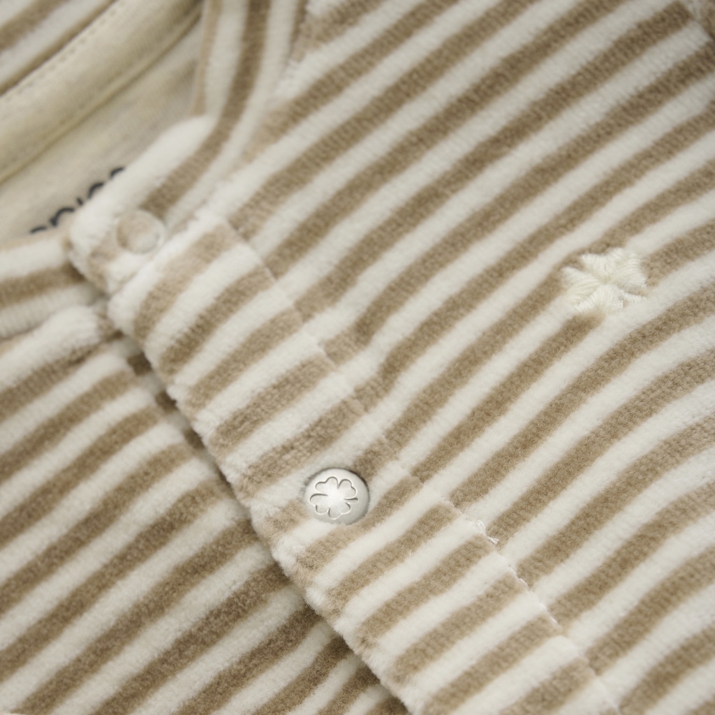 Noppies | Kruippak Souci Stripe Off White