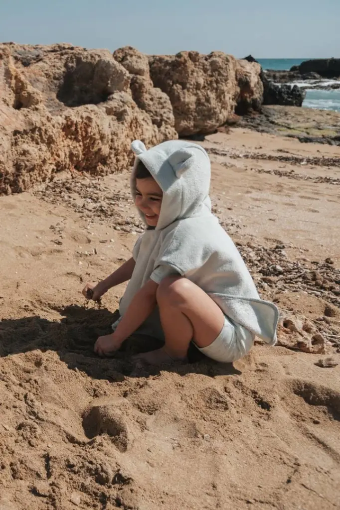 Bamboom | Badcape Sky Grey 0-2Y