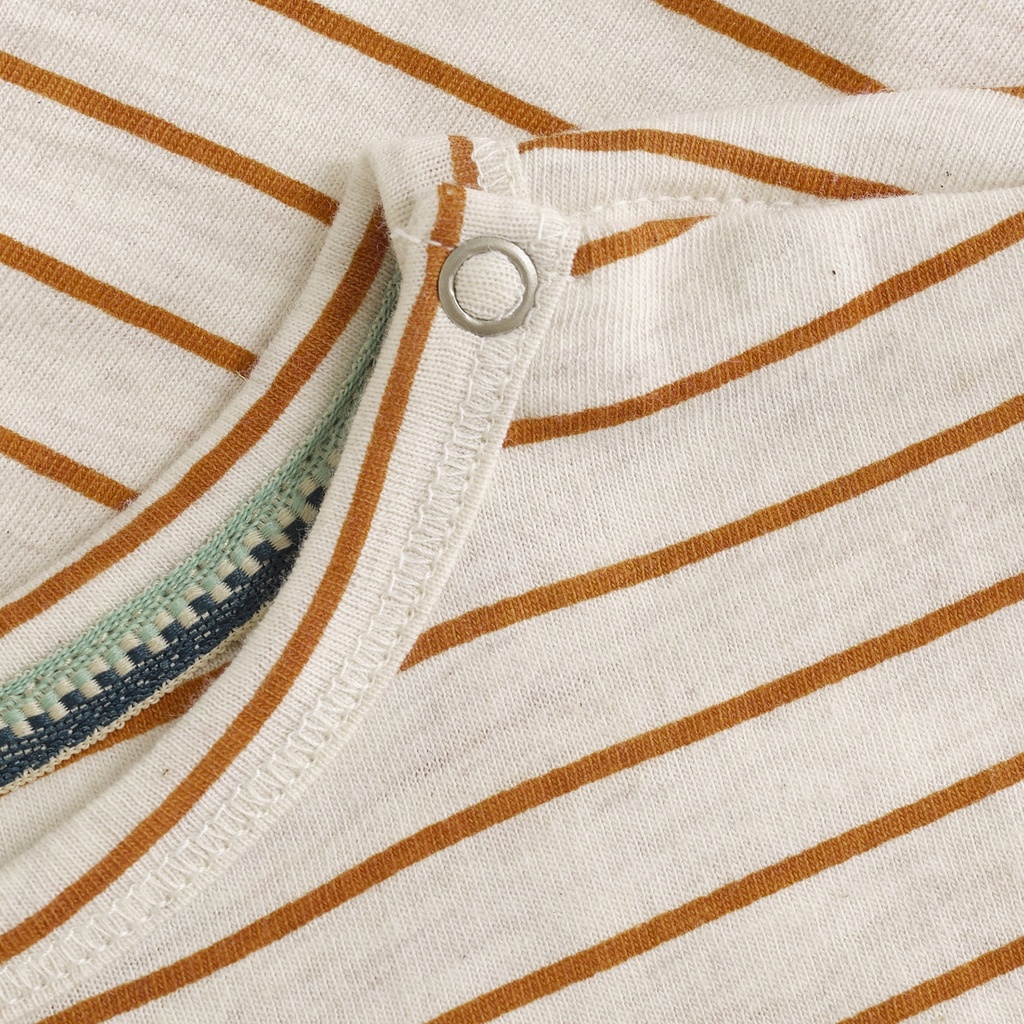 Noppies | T-shirt Boys Sanborn Longsleeve Stripe Off White