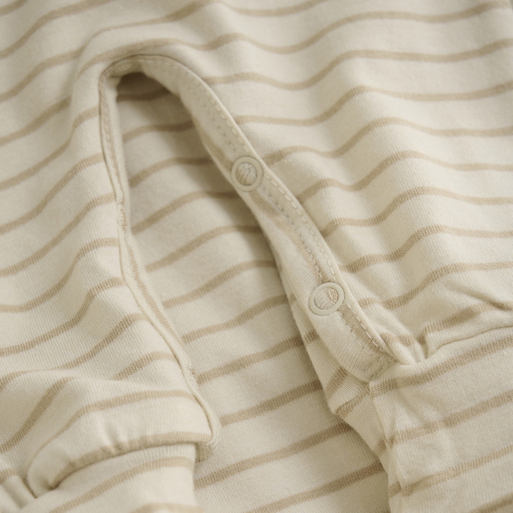 Noppies | Kruippak Nolan Stripe Off White